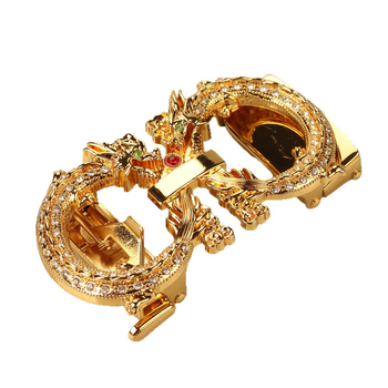 Мъжка автоматична катарама за колан, правоъгълна сплав, животински принт