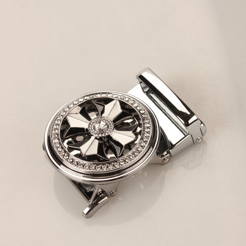 Мъжка автоматична катарама за колан, правоъгълна сплав, животински принт