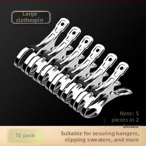 Κλιπ στέγνωσης από ανοξείδωτο ατσάλι 201, μοντέλο 658, κατάλληλο για κάλτσες, πουκάμισα, κοστούμια, γραβάτες και ρούχα· μη διπλώνεται· συσκευασίες ποικίλλουν