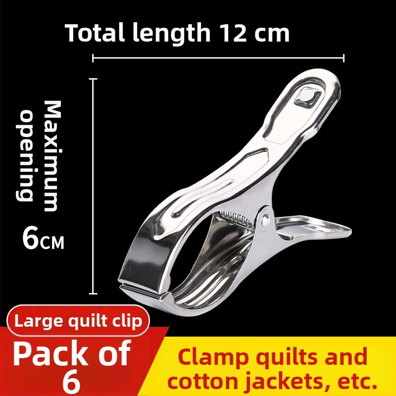 Κλιπ στέγνωσης από ανοξείδωτο ατσάλι 201, μοντέλο 658, κατάλληλο για κάλτσες, πουκάμισα, κοστούμια, γραβάτες και ρούχα· μη διπλώνεται· συσκευασίες ποικίλλουν