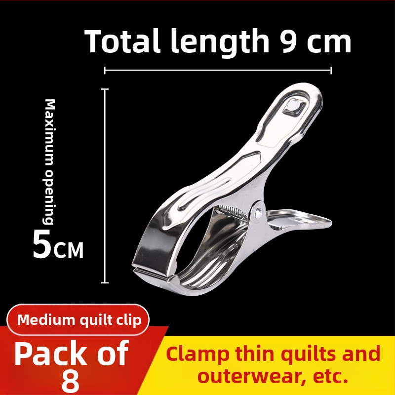 Κλιπ στέγνωσης από ανοξείδωτο ατσάλι 201, μοντέλο 658, κατάλληλο για κάλτσες, πουκάμισα, κοστούμια, γραβάτες και ρούχα· μη διπλώνεται· συσκευασίες ποικίλλουν