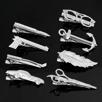 Клип за вратовръзка - метална сплав, електроплатинг, стил стрелка, унисекс