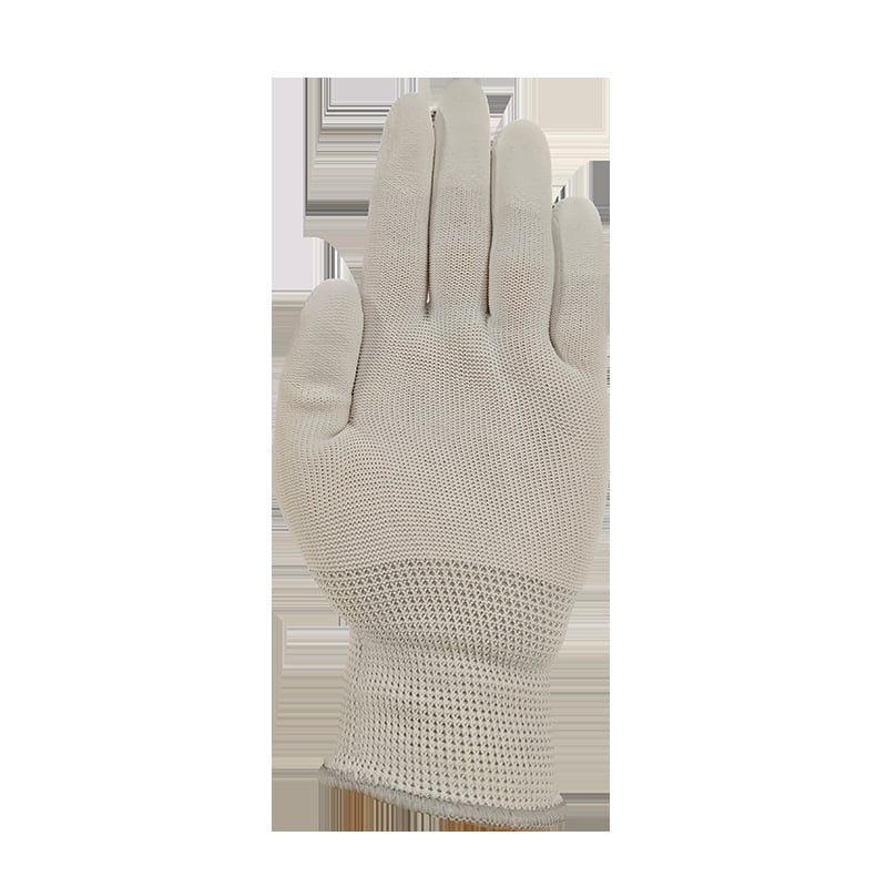 Darbo saugos pirštinės, neslidžios, su PU danga ant pirštų ir delnų, anglies pluoštas, atvirų pirštų dizainas (Svoris: 24 g)