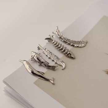 Клипс за вратовръзка, животнообразен, сплавен материал, мъжки корейски стил, пролет 2025