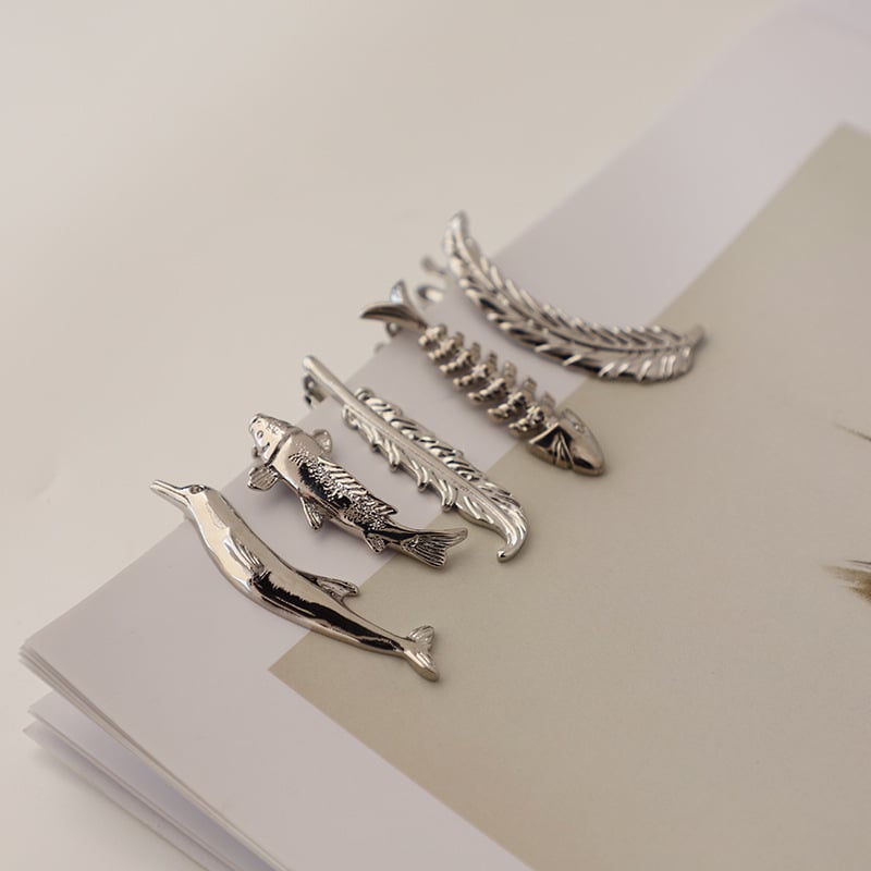 Клипс за вратовръзка, животнообразен, сплавен материал, мъжки корейски стил, пролет 2025