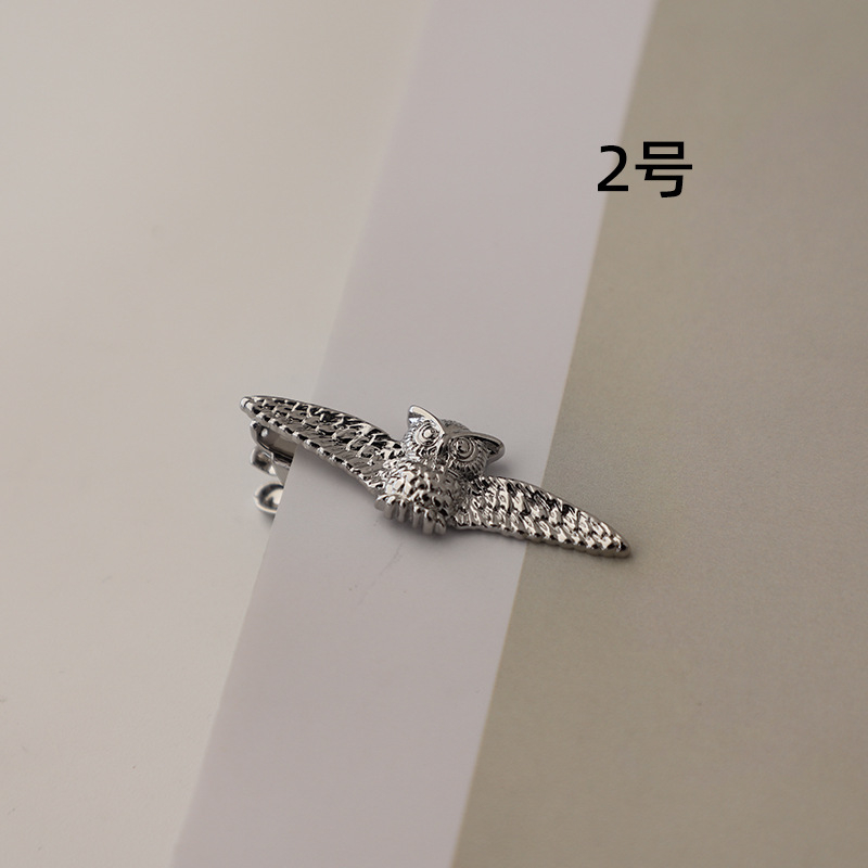 Клипс за вратовръзка, животнообразен, сплавен материал, мъжки корейски стил, пролет 2025