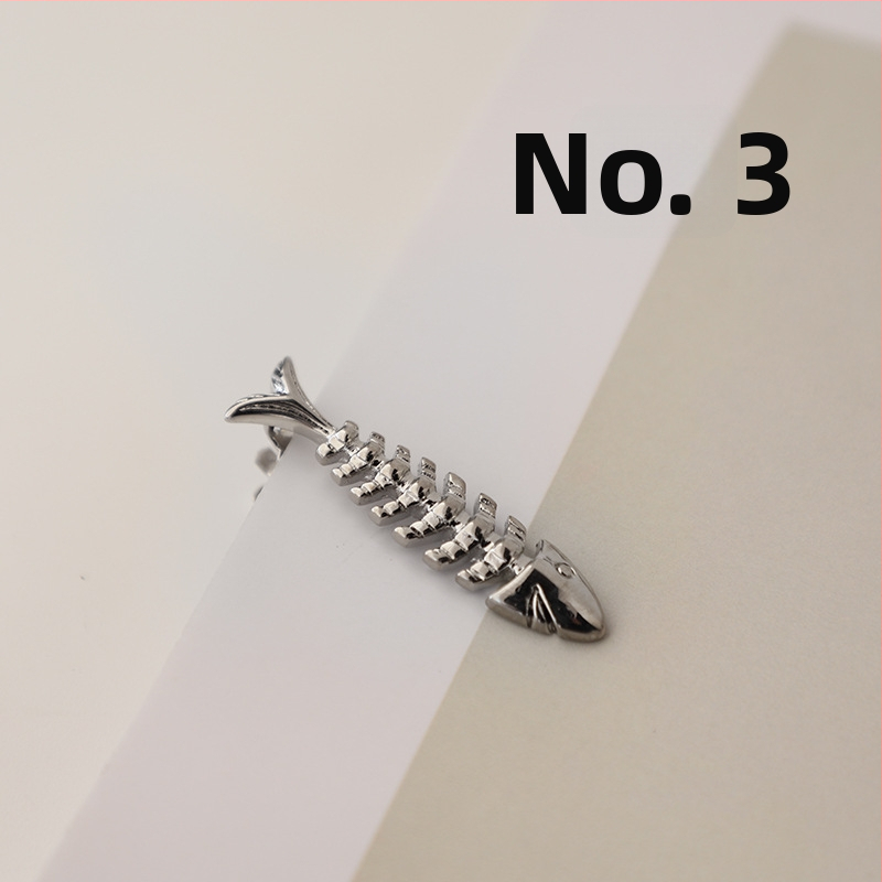 Клипс за вратовръзка, животнообразен, сплавен материал, мъжки корейски стил, пролет 2025