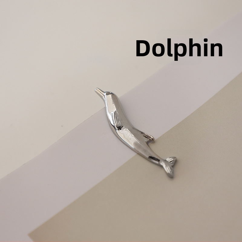 Клипс за вратовръзка, животнообразен, сплавен материал, мъжки корейски стил, пролет 2025