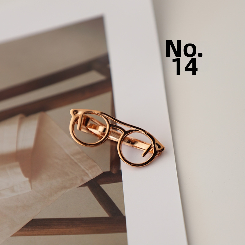 Клипс за вратовръзка, животнообразен, сплавен материал, мъжки корейски стил, пролет 2025