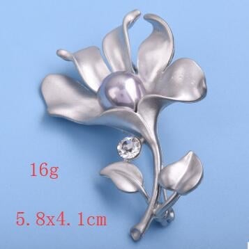 Sagė - Perlų rožė žiedas, Korėjos stiliaus lydinys, elektroplakavimas, dekoravimas, dovana (Medžiaga: lydinys; Stilius: Unisex, Fashion OL; Apdorojimas: Elektroplakavimas; Funkcijos: Dekoravimas, Dovana)