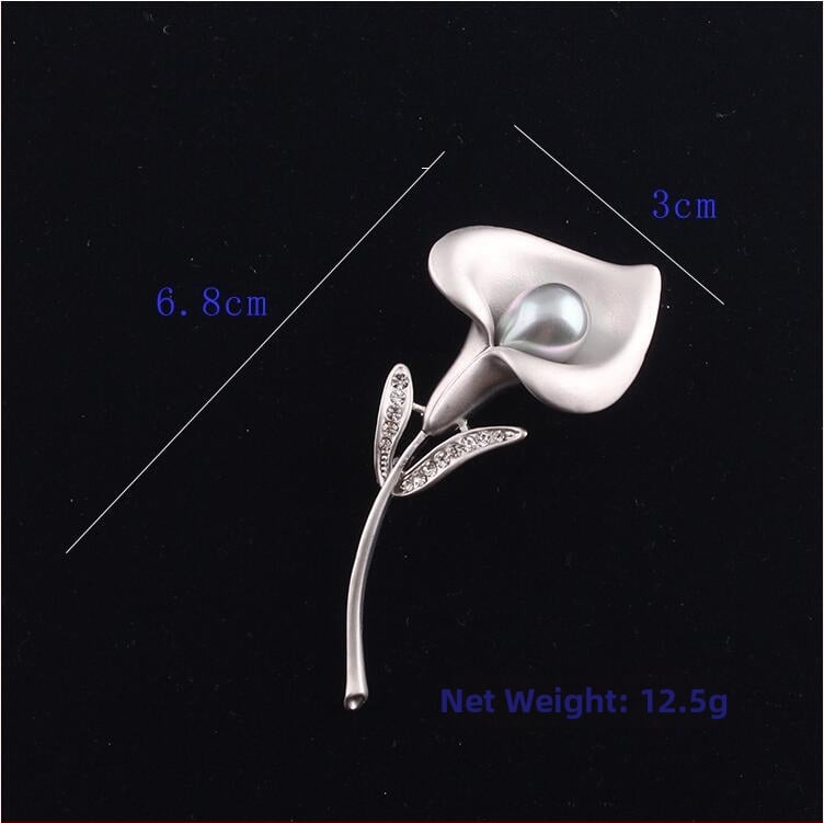 Sagė - Perlų rožė žiedas, Korėjos stiliaus lydinys, elektroplakavimas, dekoravimas, dovana (Medžiaga: lydinys; Stilius: Unisex, Fashion OL; Apdorojimas: Elektroplakavimas; Funkcijos: Dekoravimas, Dovana)