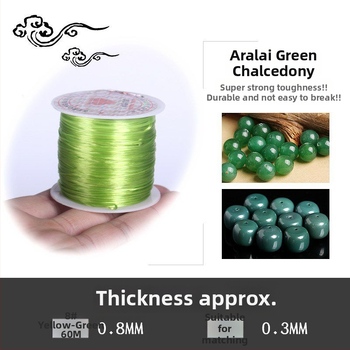 Krištolo karoliukų tempimo apyrankė su elastingu siūlu (Prekės ženklas: Guti; Kilmė: Japonija)