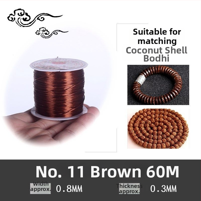 Krištolo karoliukų tempimo apyrankė su elastingu siūlu (Prekės ženklas: Guti; Kilmė: Japonija)