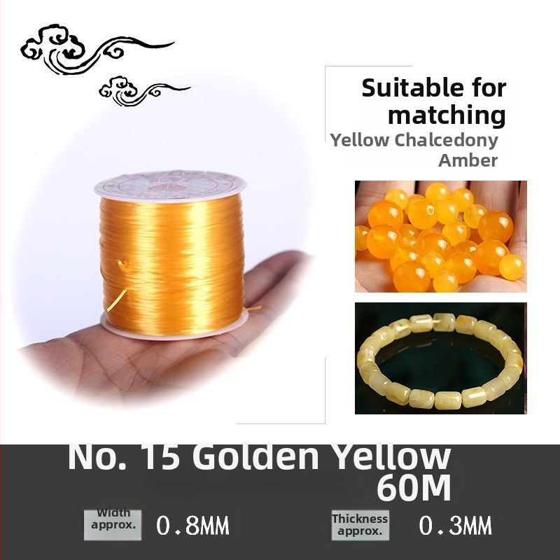 Krištolo karoliukų tempimo apyrankė su elastingu siūlu (Prekės ženklas: Guti; Kilmė: Japonija)