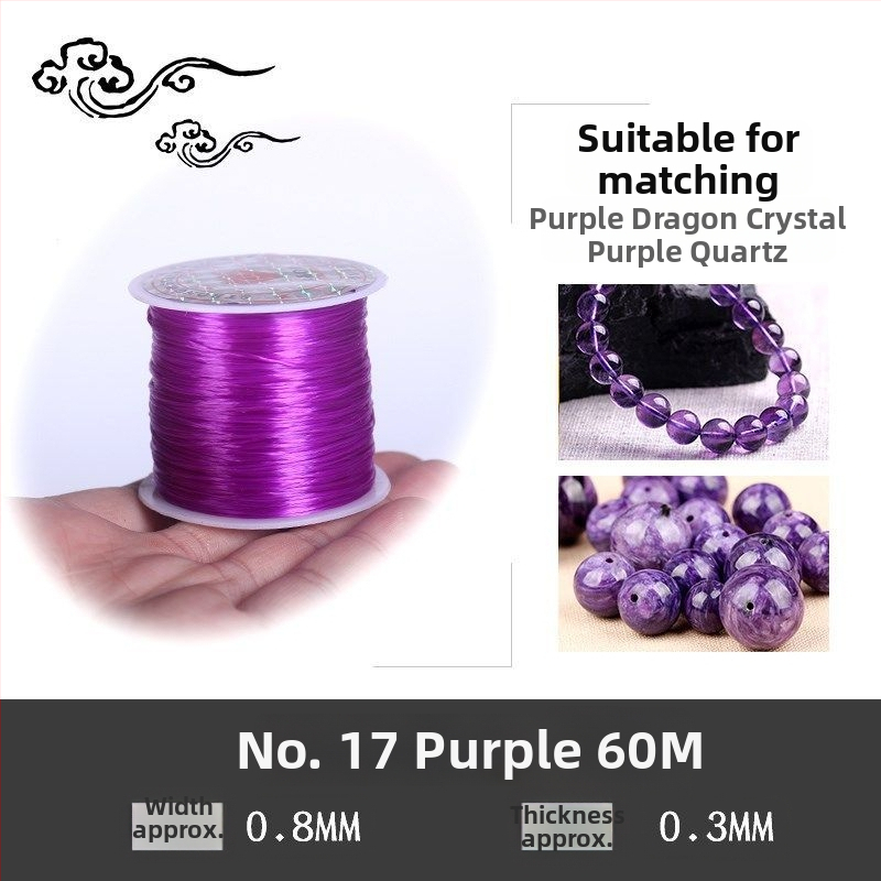 Krištolo karoliukų tempimo apyrankė su elastingu siūlu (Prekės ženklas: Guti; Kilmė: Japonija)