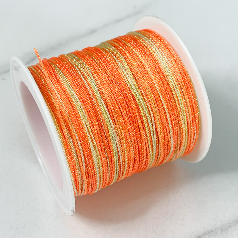 6-gijų Starry Sky gradientas siūlai rankdarbiams – apyrankėms ir karolėms (Vielos)