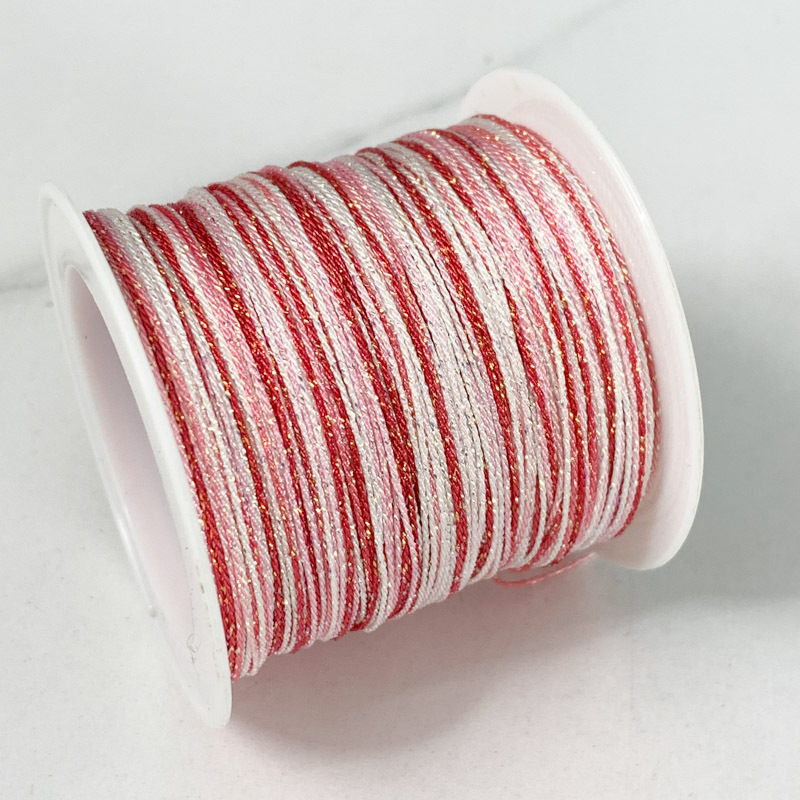 6-gijų Starry Sky gradientas siūlai rankdarbiams – apyrankėms ir karolėms (Vielos)