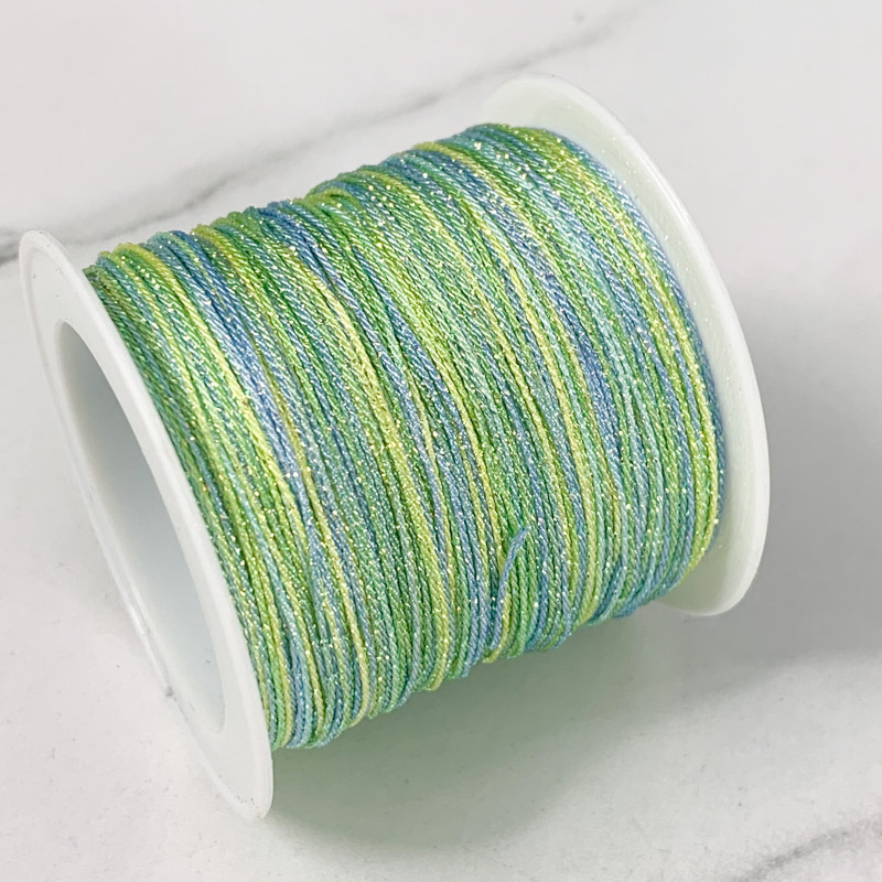 6-gijų Starry Sky gradientas siūlai rankdarbiams – apyrankėms ir karolėms (Vielos)