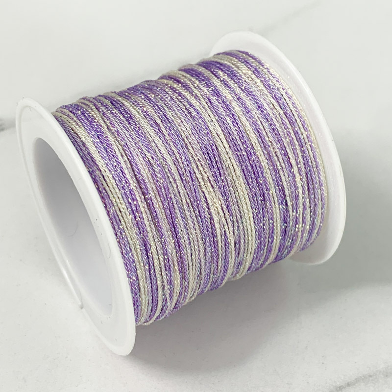 6-gijų Starry Sky gradientas siūlai rankdarbiams – apyrankėms ir karolėms (Vielos)