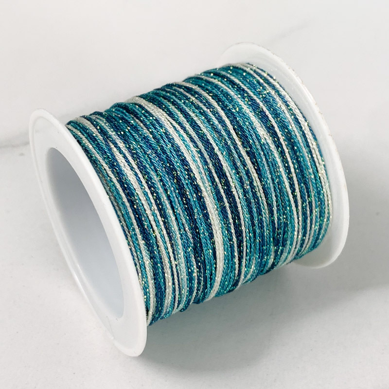 6-gijų Starry Sky gradientas siūlai rankdarbiams – apyrankėms ir karolėms (Vielos)