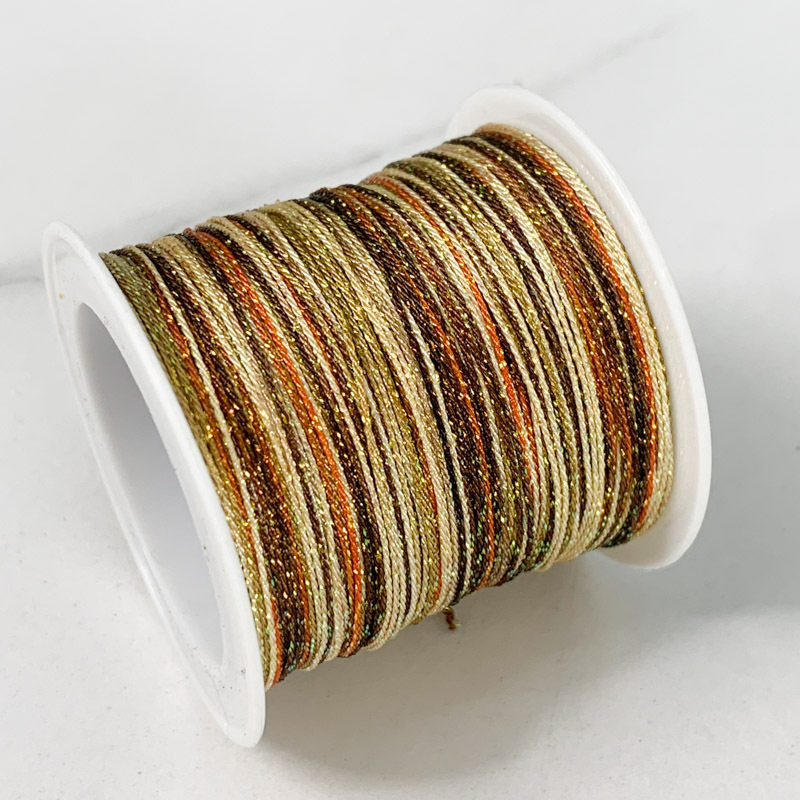 6-gijų Starry Sky gradientas siūlai rankdarbiams – apyrankėms ir karolėms (Vielos)