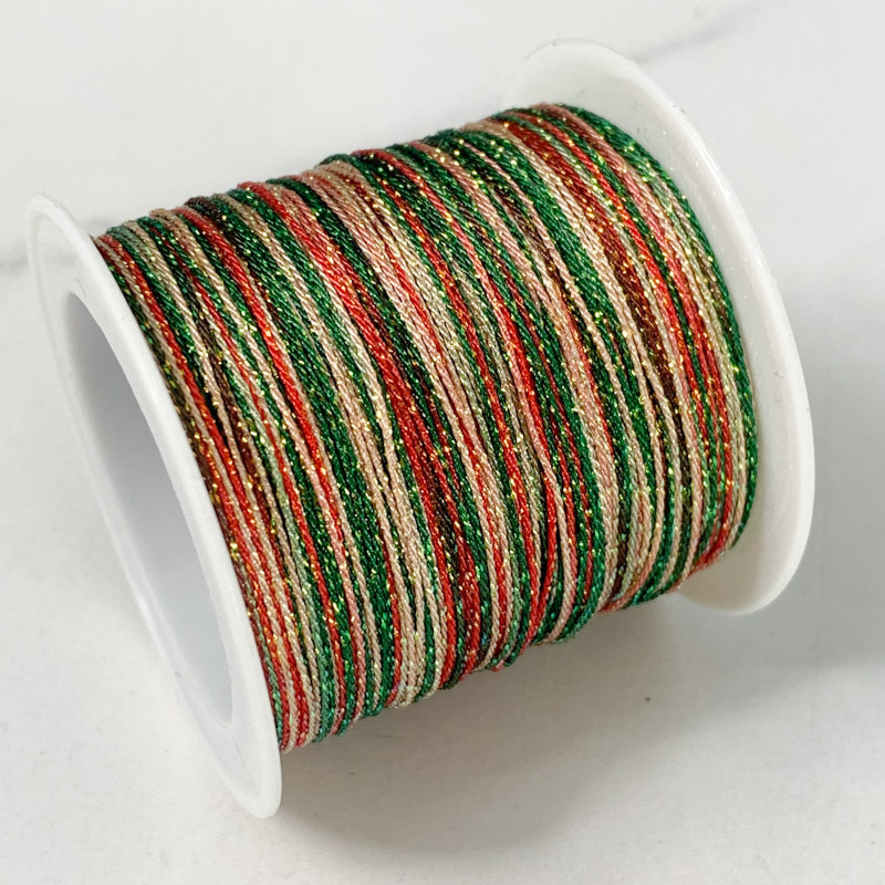 6-gijų Starry Sky gradientas siūlai rankdarbiams – apyrankėms ir karolėms (Vielos)