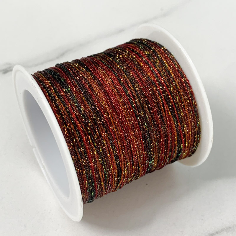 6-gijų Starry Sky gradientas siūlai rankdarbiams – apyrankėms ir karolėms (Vielos)