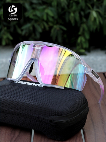 Велосипедни очила Ks-1817 (безрамков дизайн; PC материал; регулиране носни подложки)