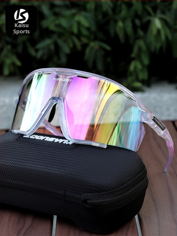 Велосипедни очила Ks-1817 (безрамков дизайн; PC материал; регулиране носни подложки)
