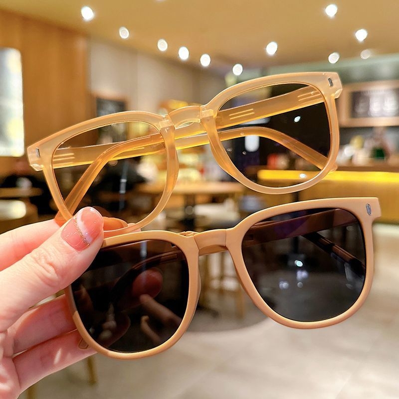 Bērnu salokāmās saulesbrilles zēniem un meitenēm, kristāla lēcas, nepolarizētas, rāmis no TR+metāla un vara sakausējuma, spoguļlēcām, Pārlaidības kategorija 2