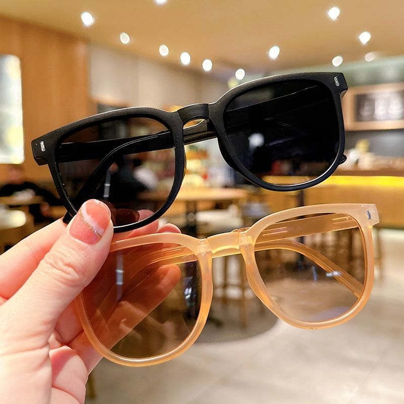 Bērnu salokāmās saulesbrilles zēniem un meitenēm, kristāla lēcas, nepolarizētas, rāmis no TR+metāla un vara sakausējuma, spoguļlēcām, Pārlaidības kategorija 2