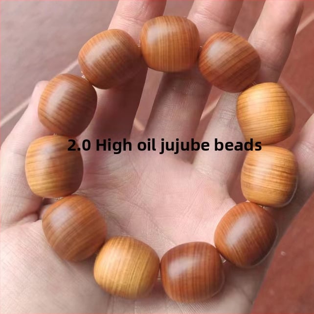 Thuja rokassprādze, rokdarbs, caurspīdīga ar horizontālām svītrām, ar augstu eļļas saturu