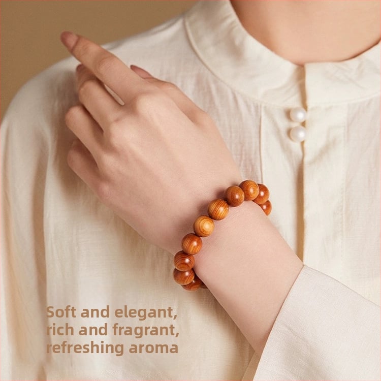 Thuja rokassprādze, rokdarbs, caurspīdīga ar horizontālām svītrām, ar augstu eļļas saturu