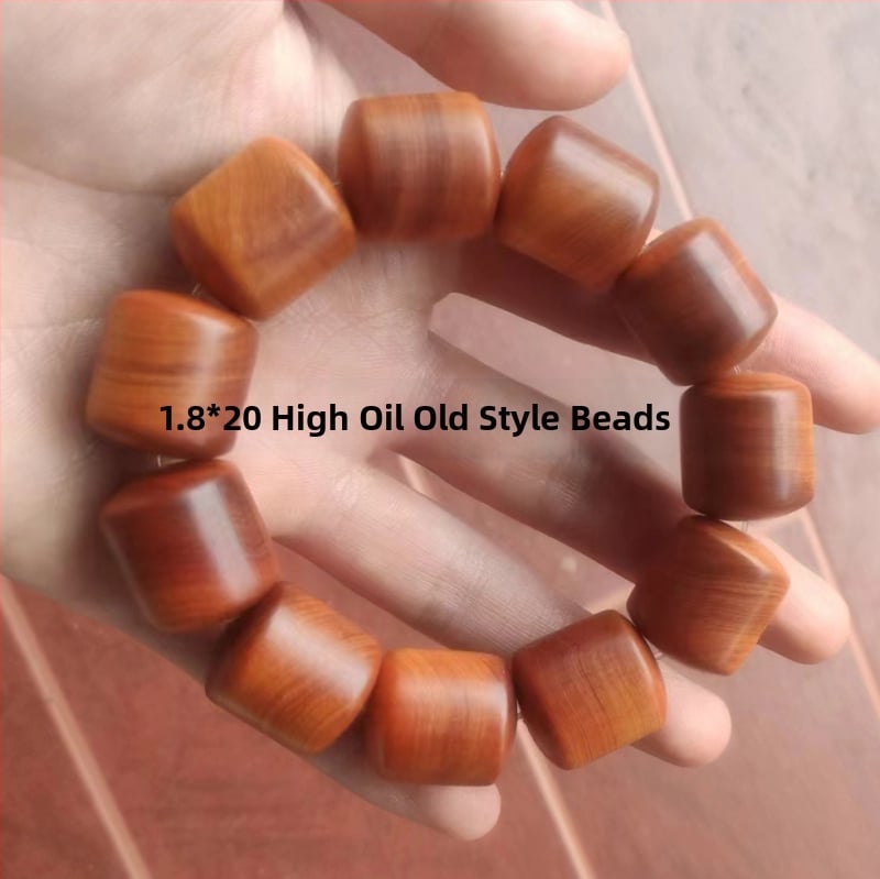 Thuja rokassprādze, rokdarbs, caurspīdīga ar horizontālām svītrām, ar augstu eļļas saturu