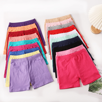 Vaikų šokių šortai iš medvilnės, su aukšta elastinga juosta, siauras kirpimas, vidutinio aukščio juosmuo su guma, švelnus pojūtis, 95% medvilnė