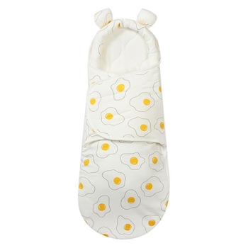 Naujagimio miego maišelis su įvyniojimu, medvilnė, gyvūnų raštas, tinkamas kūdikiams ir mažyliams (1–3 m.), visų metų naudojimui — pavasaris 2025