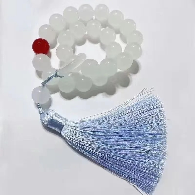 Stikla pērlīšu rokassprādze, rokām darināta, retro stils, pilienveida forma, 27 pērlīšu