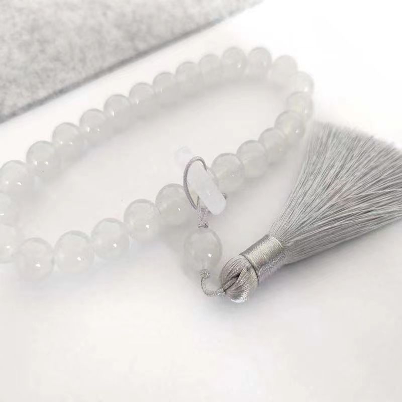 Stikla pērlīšu rokassprādze, rokām darināta, retro stils, pilienveida forma, 27 pērlīšu