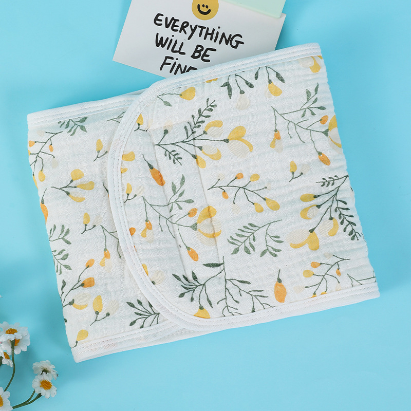 Kūdikio pilvo apsaugos šalikas, 100% medvilnė, animacinis raštas, ruduo 2024, tinkamas nuo gimimo iki 12 mėnesių