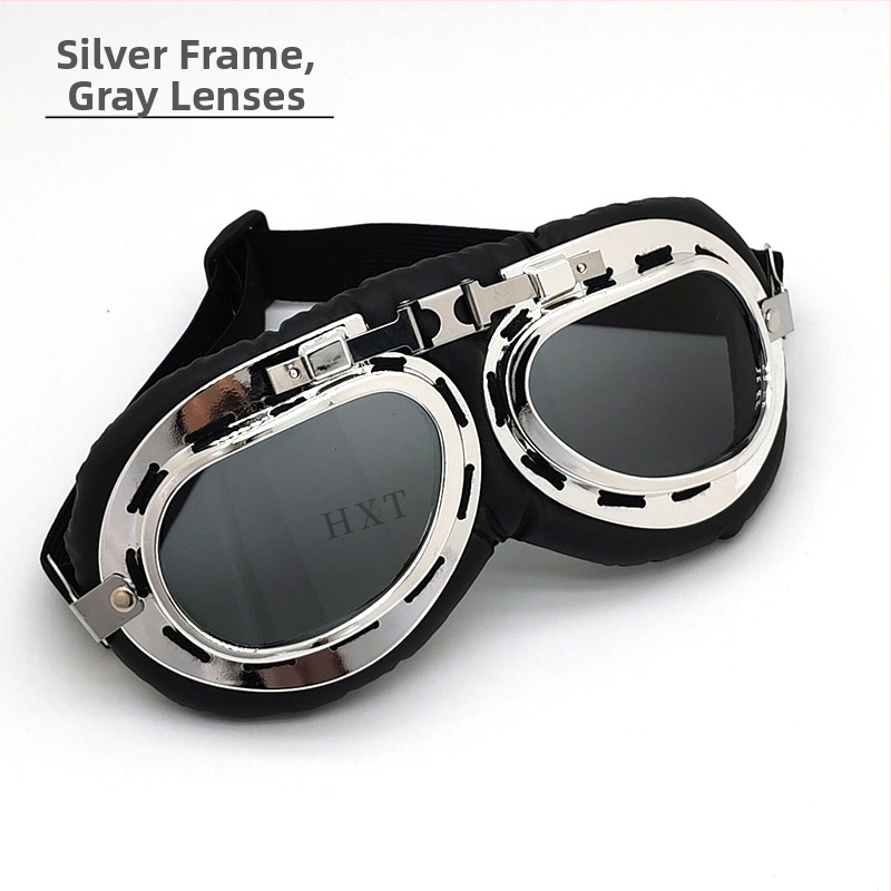 Motocyklové okuliare s plným rámom, vetruodolné, zaoblené rohy, unisex, model Ha 8189