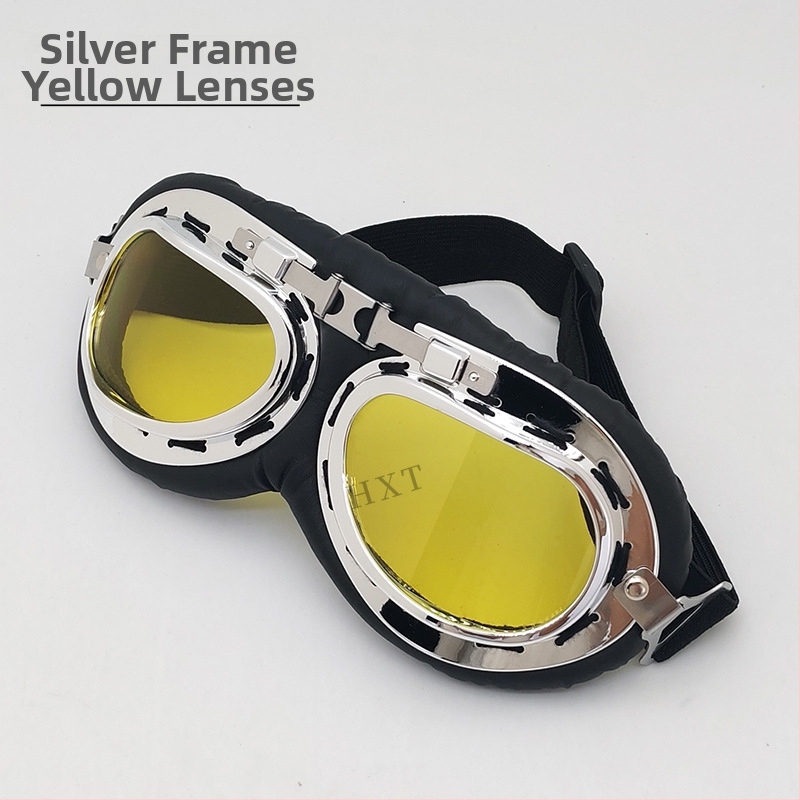 Motocyklové okuliare s plným rámom, vetruodolné, zaoblené rohy, unisex, model Ha 8189