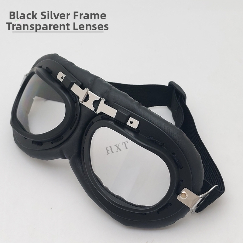 Motocyklové okuliare s plným rámom, vetruodolné, zaoblené rohy, unisex, model Ha 8189