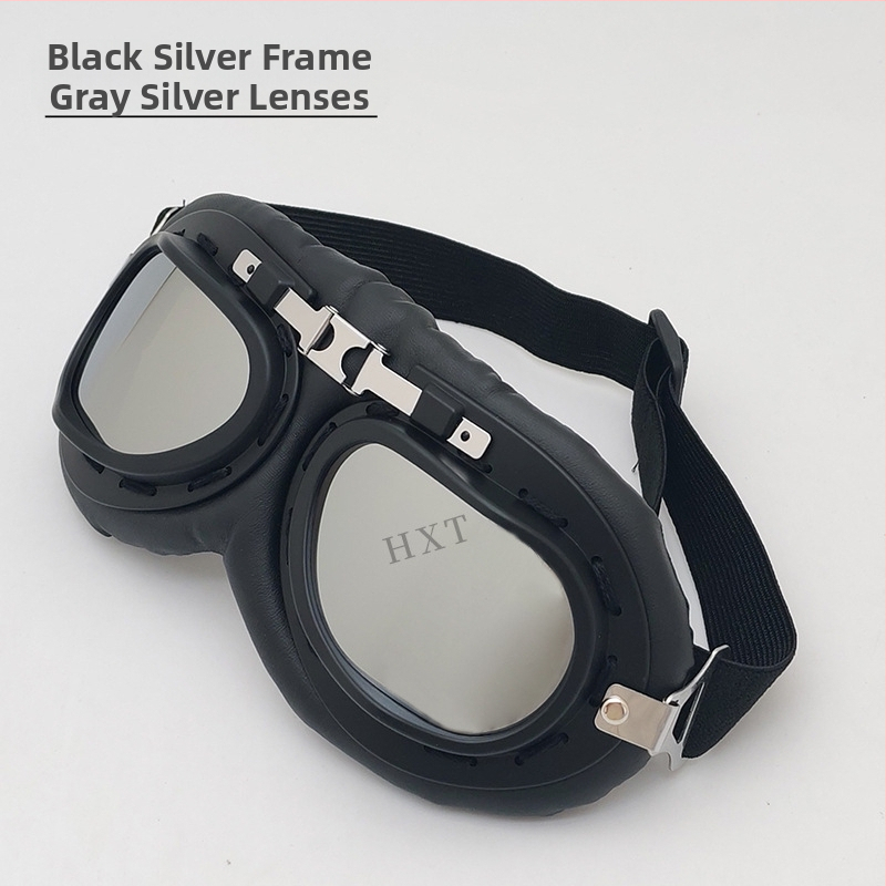 Motocyklové okuliare s plným rámom, vetruodolné, zaoblené rohy, unisex, model Ha 8189