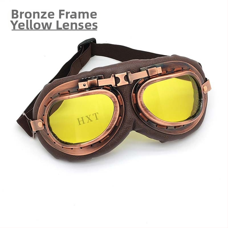 Motocyklové okuliare s plným rámom, vetruodolné, zaoblené rohy, unisex, model Ha 8189