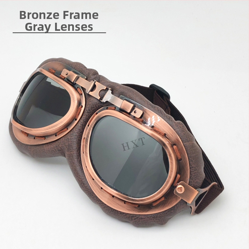 Motocyklové okuliare s plným rámom, vetruodolné, zaoblené rohy, unisex, model Ha 8189