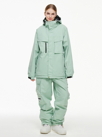 Unisex slēpošanas kombinezons komplekts, ūdensnecaurlaidīgs, silts (elpojošs, vēja izturīgs, nodiluma izturīgs)
