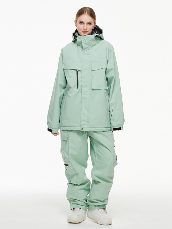 Unisex slēpošanas kombinezons komplekts, ūdensnecaurlaidīgs, silts (elpojošs, vēja izturīgs, nodiluma izturīgs)