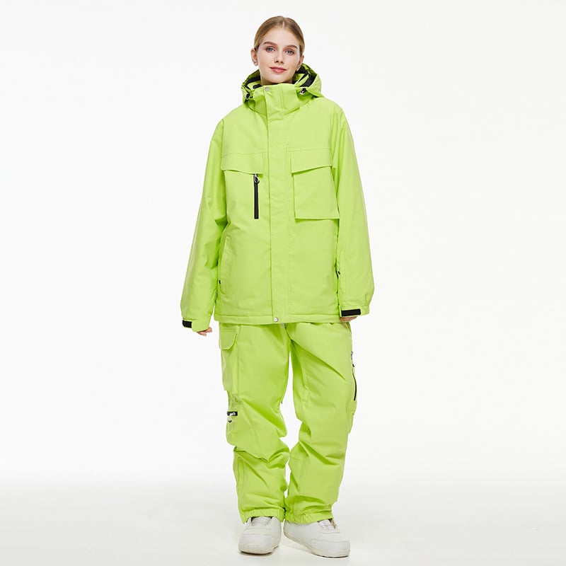 Unisex slēpošanas kombinezons komplekts, ūdensnecaurlaidīgs, silts (elpojošs, vēja izturīgs, nodiluma izturīgs)