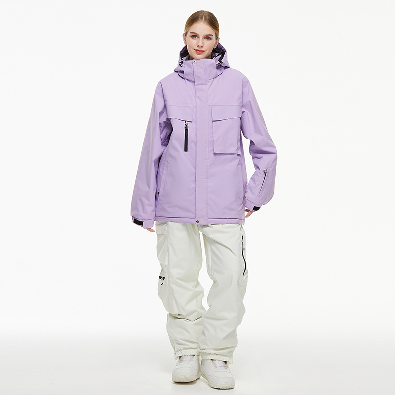 Unisex slēpošanas kombinezons komplekts, ūdensnecaurlaidīgs, silts (elpojošs, vēja izturīgs, nodiluma izturīgs)