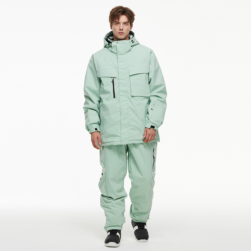 Unisex slēpošanas kombinezons komplekts, ūdensnecaurlaidīgs, silts (elpojošs, vēja izturīgs, nodiluma izturīgs)